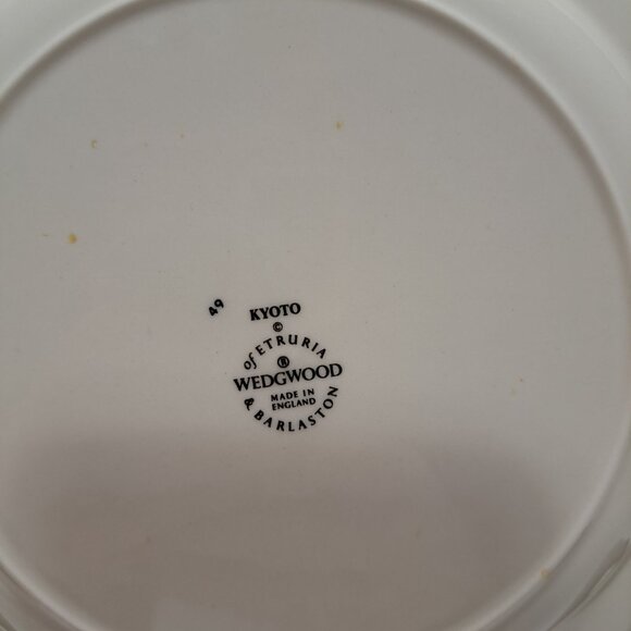 Wedgwood Kyoto Ceramic Salad Plate 8" Floral Design Vintage Tableware - Picture 9 of 9